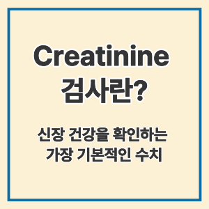 Creatinine 검사란?